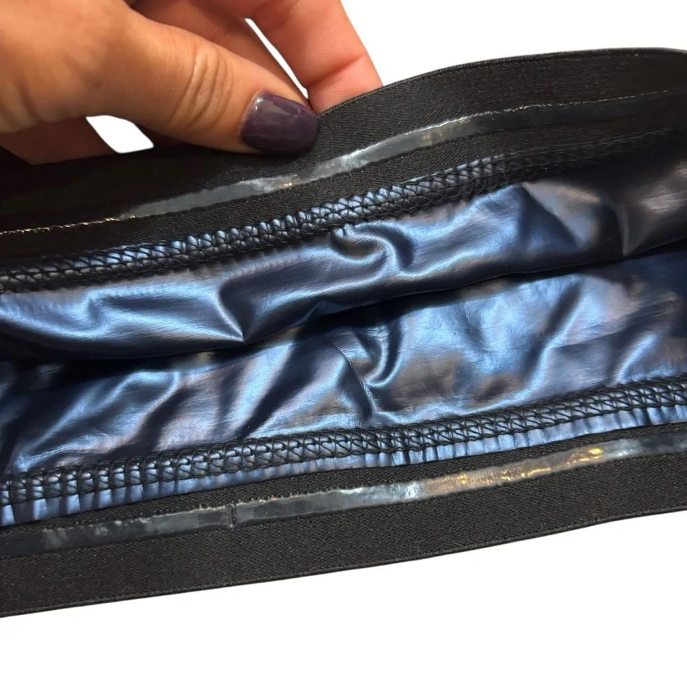 Blitz Moda Brand Ladies Black Sauna Sweat‎ Belt Size Large
